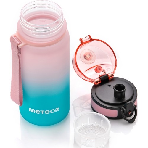 Bidon sportowy Meteor 350 ml - Pink || Turquoise