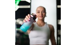 Bidon sportowy Meteor 350 ml - Pink || Turquoise