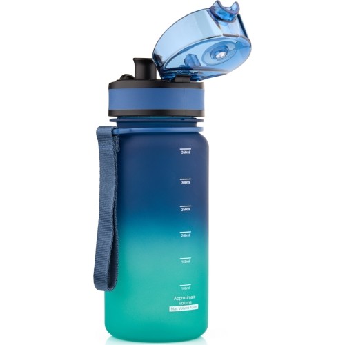 Bidon sportowy Meteor 350 ml - Niebieski / zielony