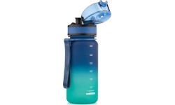 Bidon sportowy Meteor 350 ml - Niebieski / zielony