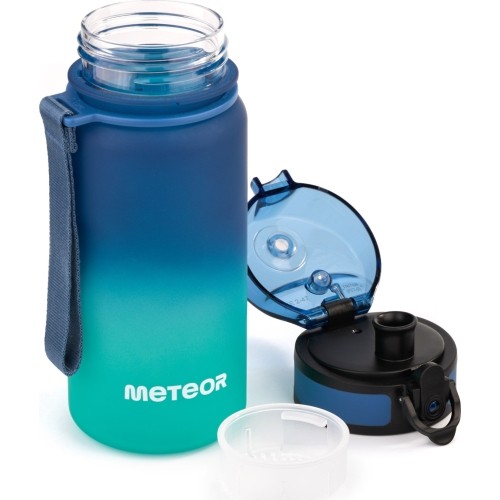 Bidon sportowy Meteor 350 ml - Niebieski / zielony