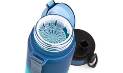 Bidon sportowy Meteor 350 ml - Niebieski / zielony