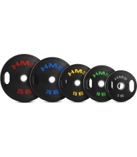 Gumowane talerze olimpijskie TOG HMS - 2x25kg - TOG RUBBERIZING OLYMPIC PLATES HMS