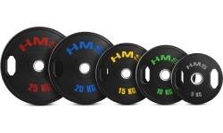 Gumowane talerze olimpijskie TOG HMS - 2x25kg - TOG RUBBERIZING OLYMPIC PLATES HMS