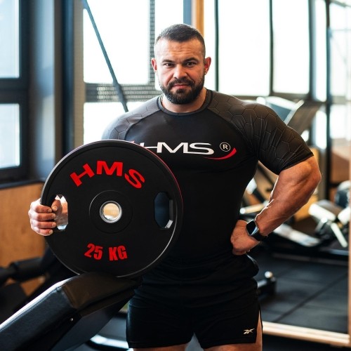 Gumowane talerze olimpijskie TOG HMS - 2x25kg - TOG RUBBERIZING OLYMPIC PLATES HMS