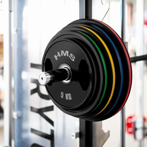 Gumowane talerze olimpijskie TOG HMS - 2x25kg - TOG RUBBERIZING OLYMPIC PLATES HMS