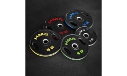 Gumowane talerze olimpijskie TOG HMS - 2x25kg - TOG RUBBERIZING OLYMPIC PLATES HMS