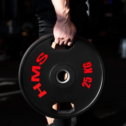 Gumowane talerze olimpijskie TOG HMS - 2x25kg - TOG RUBBERIZING OLYMPIC PLATES HMS