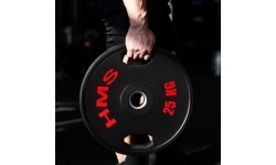 Gumowane talerze olimpijskie TOG HMS - 2x25kg - TOG RUBBERIZING OLYMPIC PLATES HMS