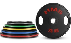 Gumowane talerze olimpijskie TOG HMS - 2x25kg - TOG RUBBERIZING OLYMPIC PLATES HMS