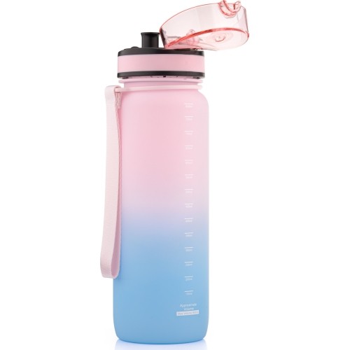 Bidon sportowy Meteor 800 ml - Niebieski / różowy
