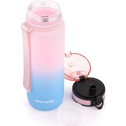 Bidon sportowy Meteor 800 ml - Niebieski / różowy