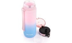 Bidon sportowy Meteor 800 ml - Niebieski / różowy