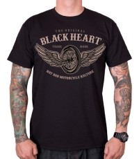 Koszulka BLACK HEART Wings - Czarny