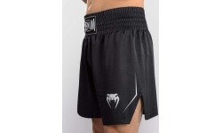 Spodenki bokserskie Venum Stealth, czarno-białe