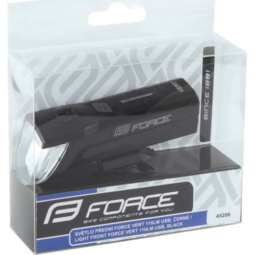 Lampka przednia FORCE Vert 110LM USB