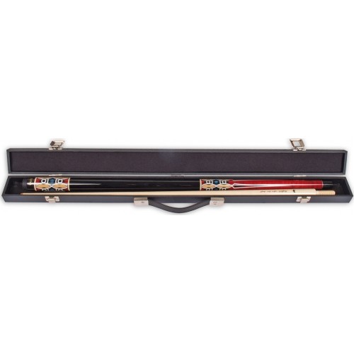 Twarde etui na kije bilardowe Black 1B-1S