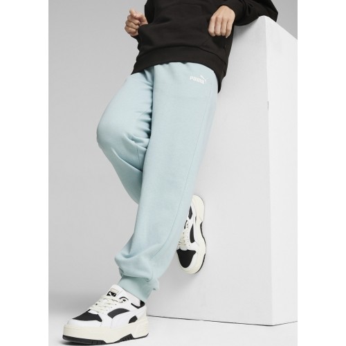 Spodnie sportowe damskie Puma Ess+ Small Logo miętowe 678744 22