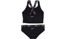 Nike strój kąpielowy dla dziewcząt Nk G Logo Tape Crossback Black NESSE728 001