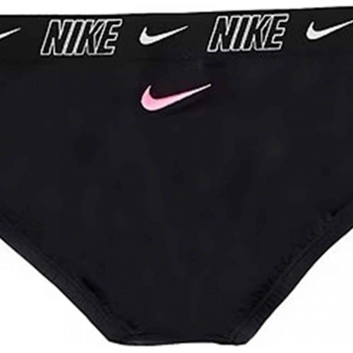 Nike strój kąpielowy dla dziewcząt Nk G Logo Tape Crossback Black NESSE728 001