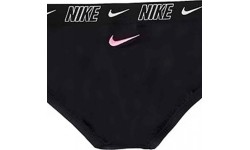 Nike strój kąpielowy dla dziewcząt Nk G Logo Tape Crossback Black NESSE728 001