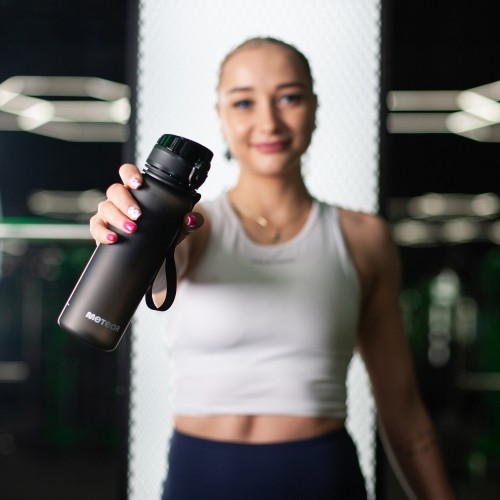 Sportowa butelka na wodę Meteor 650 ml - Czarny
