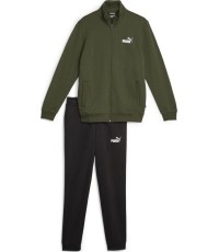 Dres męski Puma Clean Sweat Suit czarno-zielony 585841 31