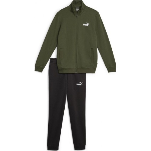 Dres męski Puma Clean Sweat Suit czarno-zielony 585841 31