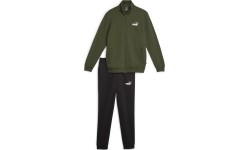 Dres męski Puma Clean Sweat Suit czarno-zielony 585841 31