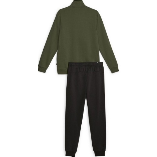 Dres męski Puma Clean Sweat Suit czarno-zielony 585841 31