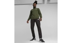 Dres męski Puma Clean Sweat Suit czarno-zielony 585841 31