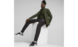 Dres męski Puma Clean Sweat Suit czarno-zielony 585841 31