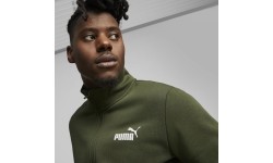 Dres męski Puma Clean Sweat Suit czarno-zielony 585841 31