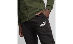 Dres męski Puma Clean Sweat Suit czarno-zielony 585841 31