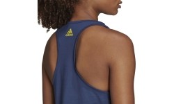 Bluzka Adidas W Script Tank, niebieska FM4426