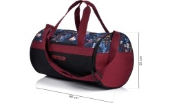 Torba sportowa Meteor Sirin, 25 l - Bordowy || Czarny