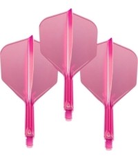Piórka do rzutek Target K-Flex Neon No.6 Short, 3 szt. - Fluo różowy