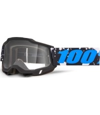Gogle motocrossowe 100% Accuri 2 - Callisto czarny, przezroczysta pleksi