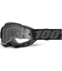Gogle motocrossowe 100% Accuri 2 - Enduro czarny, przezroczyste plexi
