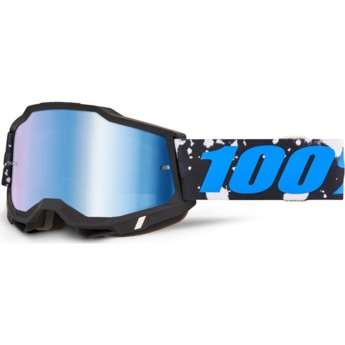 Gogle motocrossowe 100% Accuri 2 Mirror - Callisto czarny, lustrzana pleksa