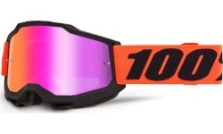 Gogle motocrossowe 100% Accuri 2 Mirror - Ferran czarny, lustrzane plexi