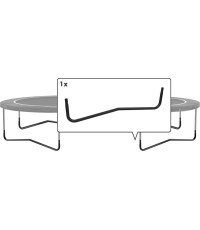Noga W do trampoliny Grand Favorit 520, czarna