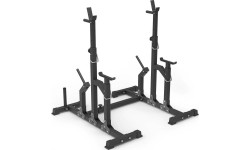 Zestaw MS11_2.0 | dwustronna regulowana ławka treningowa + regulowane stojaki - Marbo Sport