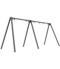 Trzystanowiskowa huśtawka ogrodowa na łożyskach PREMIUM MO-014 - Marbo Sport