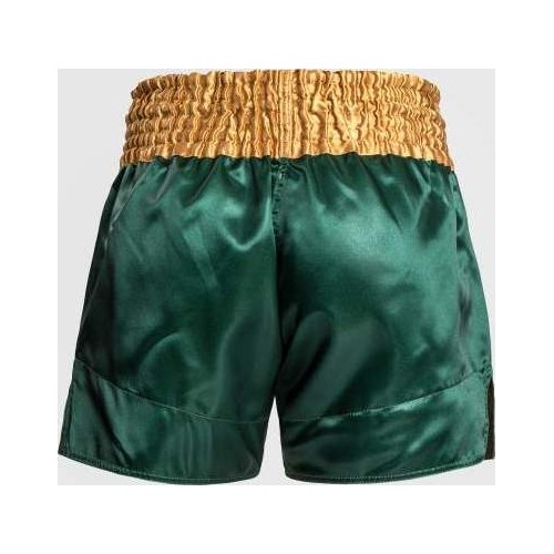 Spodenki Muay Thai Venum Classic, zielono-złoto-białe