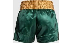 Spodenki Muay Thai Venum Classic, zielono-złoto-białe