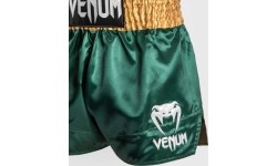 Spodenki Muay Thai Venum Classic, zielono-złoto-białe