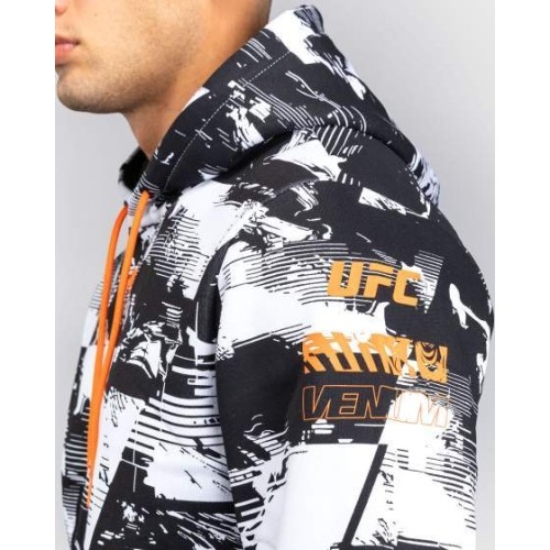 Męska bluza z kapturem UFC Zenith by Venum Authentic Fight Week, biała
