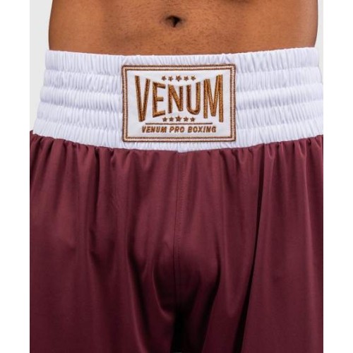 Spodenki bokserskie Venum Classic, bordowe