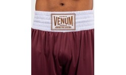 Spodenki bokserskie Venum Classic, bordowe